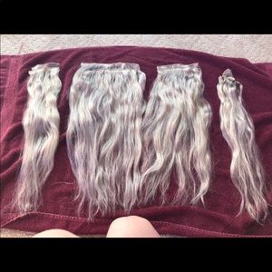 Bellami 20” silver blonde hair extensions